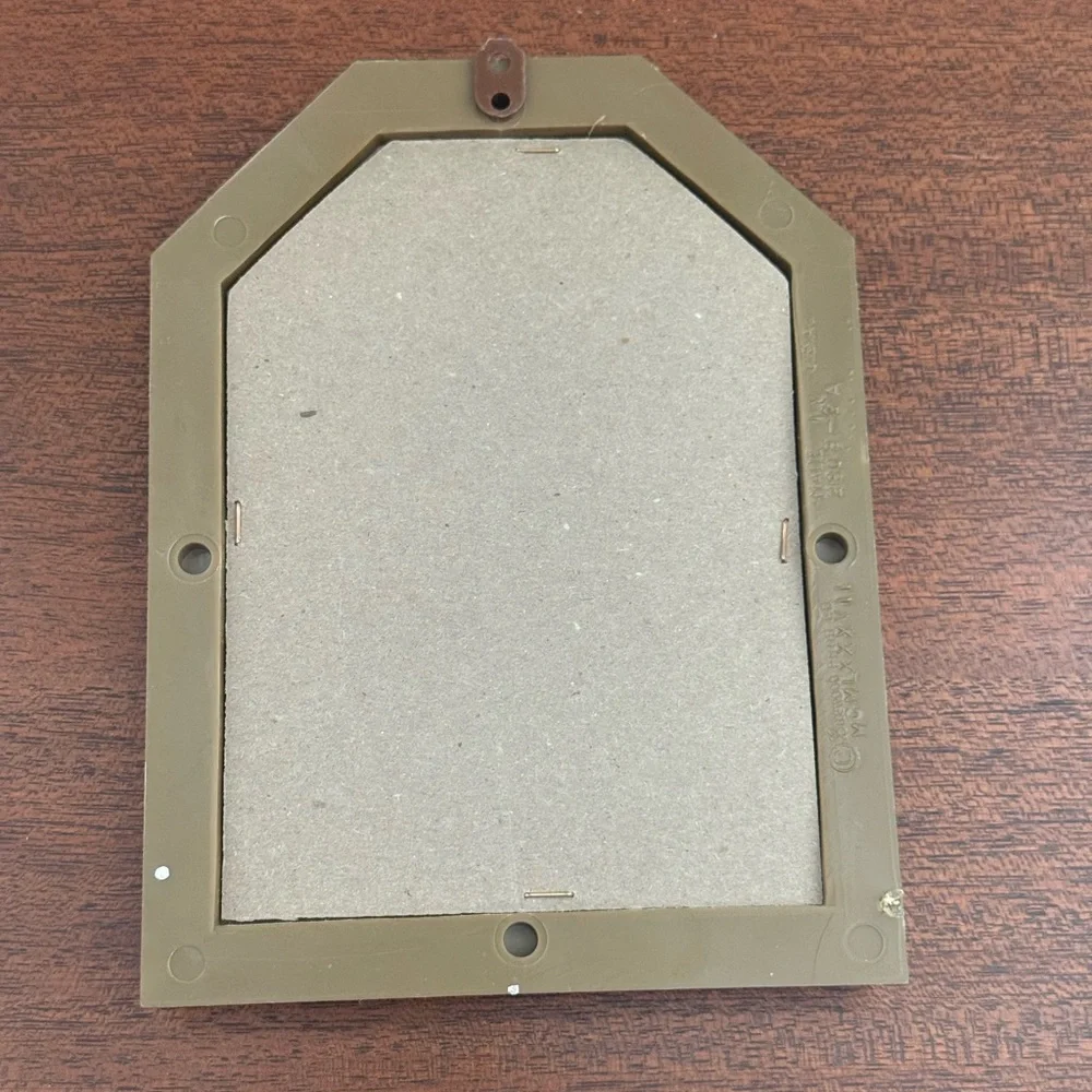 Vintage MCM Burwood Gold Tone Wall Mirror Set